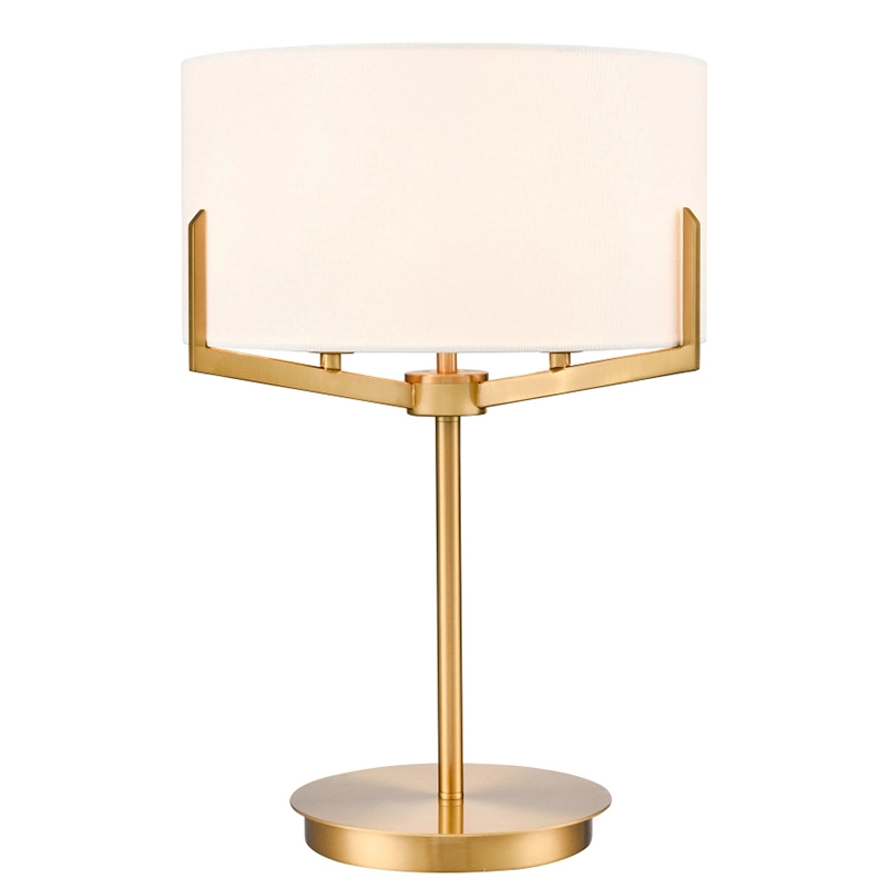 3-Lights Gold Metal Frame Modern Table Lamp