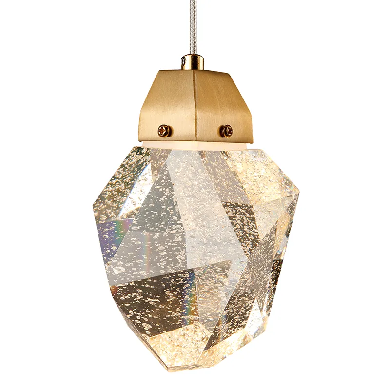 Bubble Crystal Chandelier for High Ceiling