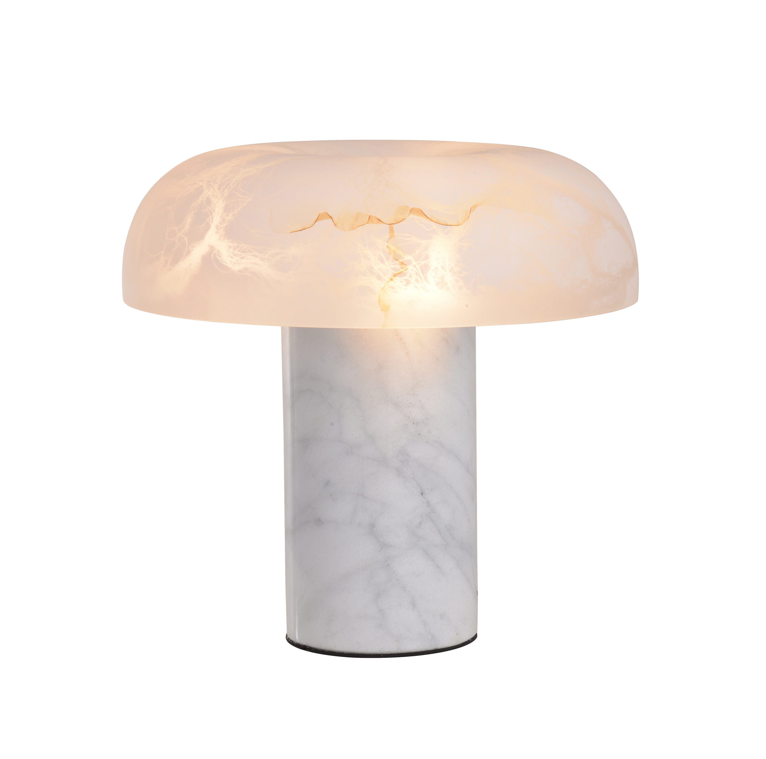 Decorative Mushroom Alabaster Table Lamp