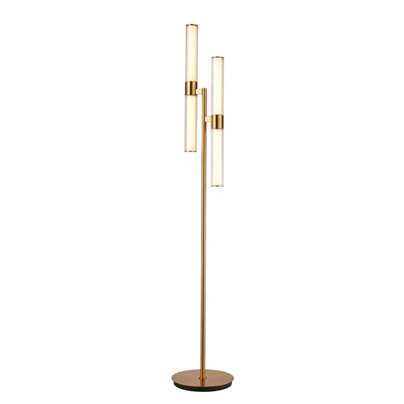 Dimmable 2 Light Torchiere Floor Lamp