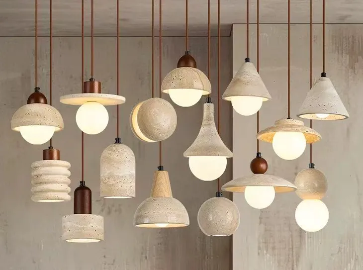 Travertine Pendant Lamp