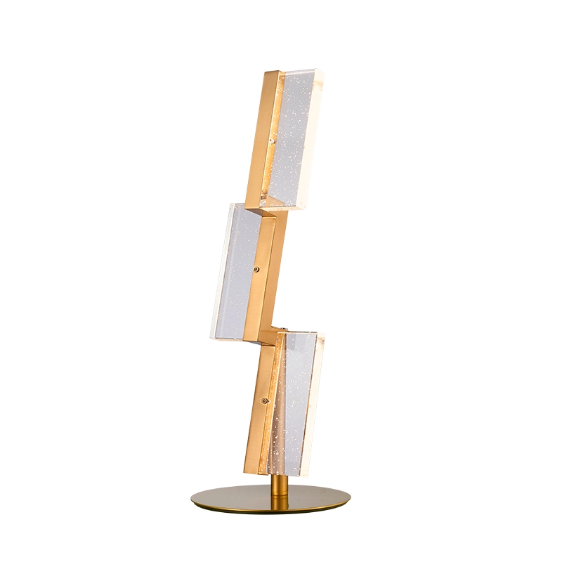 LED Clear Bubble Crystal Table Lamp